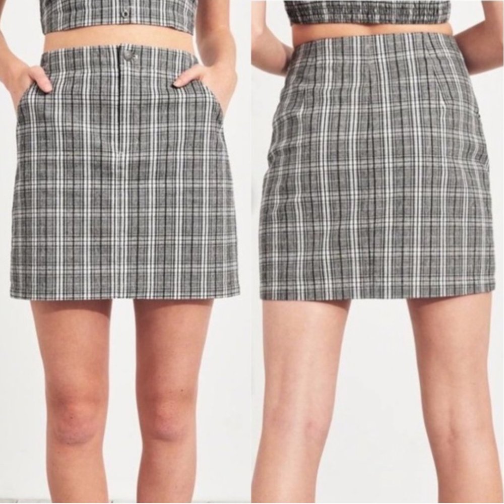 Hollister Plaid Mini Skirt